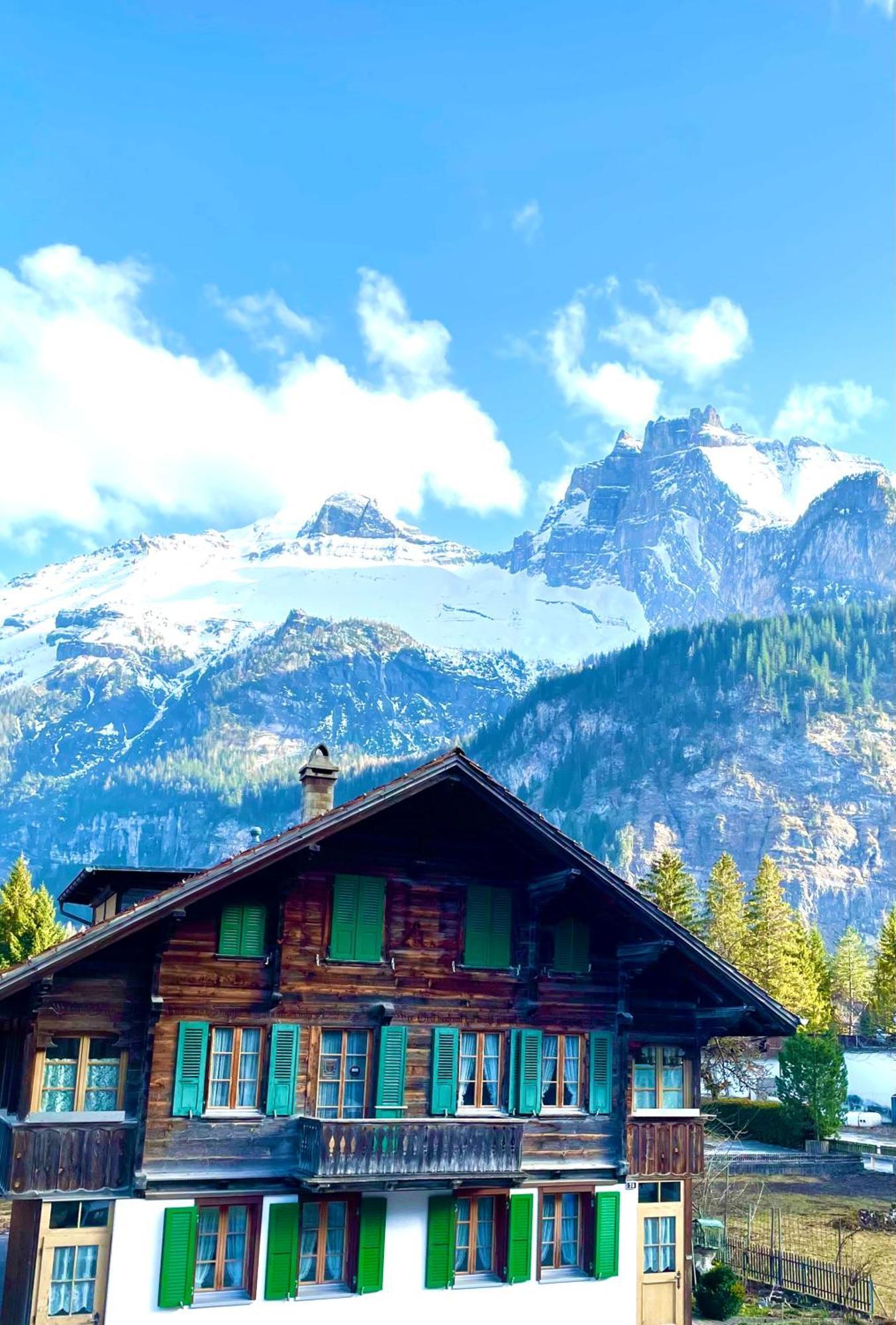 Charming, Well-Equipped Alpine Apartment คันเดอร์ชเตค ภายนอก รูปภาพ
